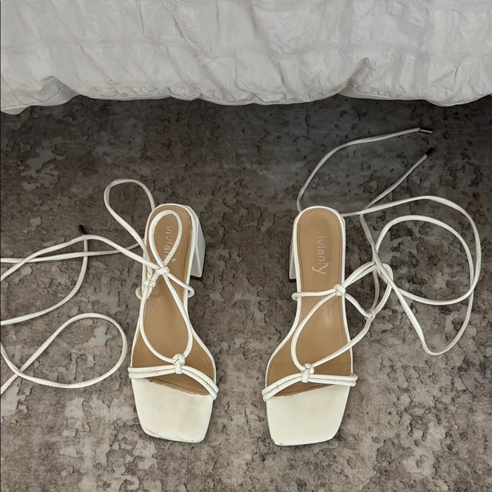 White Strappy Women's Sandals
